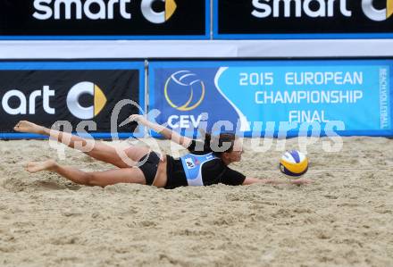 2015 CEV A1 Beachvolleyball Europameisterschaft. Laura LONGUET, (FRA). Klagenfurt, 30.7.2015.
Foto: Kuess
---
pressefotos, pressefotografie, kuess, qs, qspictures, sport, bild, bilder, bilddatenbank