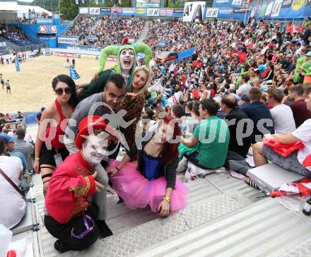 2015 CEV A1 Beachvolleyball Europameisterschaft. Mitglieder des Beach Circus. Klagenfurt, 30.7.2015.
Foto: Kuess
---
pressefotos, pressefotografie, kuess, qs, qspictures, sport, bild, bilder, bilddatenbank