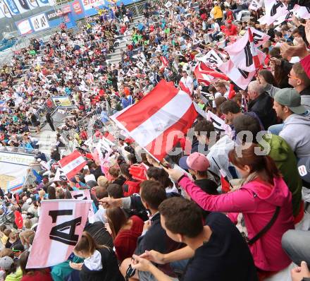 2015 CEV A1 Beachvolleyball Europameisterschaft. Fans. Klagenfurt, 30.7.2015.
Foto: Kuess
---
pressefotos, pressefotografie, kuess, qs, qspictures, sport, bild, bilder, bilddatenbank