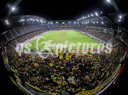 Fussball. UEFA Europa League 2015/2016. Third qualifying round. RZ Pellets WAC gegen Borussia Dortmund. Woethersee Stadion, Fans. Klagenfurt, am 30.7.2015.
Foto: Kuess 
---
pressefotos, pressefotografie, kuess, qs, qspictures, sport, bild, bilder, bilddatenbank