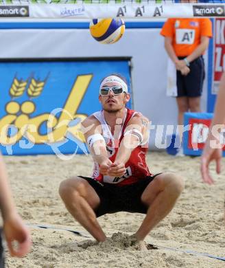 2015 CEV A1 Beachvolleyball Europameisterschaft.  Daniel MUELLNER (AUT). Klagenfurt, 31.7.2015.
Foto: Kuess
---
pressefotos, pressefotografie, kuess, qs, qspictures, sport, bild, bilder, bilddatenbank