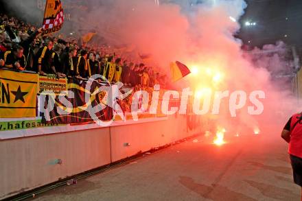 Fussball. UEFA Europa League 2015/2016. Third qualifying round. RZ Pellets WAC gegen Borussia Dortmund. Woerthersee Stadion, Fans. Klagenfurt, am 30.7.2015.
Foto: Kuess 
---
pressefotos, pressefotografie, kuess, qs, qspictures, sport, bild, bilder, bilddatenbank