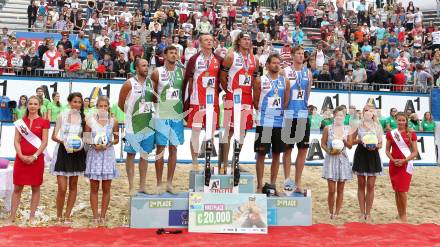 2015 CEV A1 Beachvolleyball Europameisterschaft. Alex RANGHIERI, Adrian Ignacio CARAMBULA (ITA), Janis SMEDINS, Aleksandrs SAMOILOVS (LAT), Reinder NUMMERDOR, Christiaan VARENHORST (NED). Klagenfurt, 2.8.2015
Foto: Kuess
---
pressefotos, pressefotografie, kuess, qs, qspictures, sport, bild, bilder, bilddatenbank