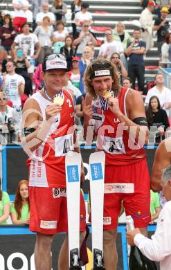 2015 CEV A1 Beachvolleyball Europameisterschaft. Janis SMEDINS, Aleksandrs SAMOILOVS (LAT). Klagenfurt, 2.8.2015
Foto: Kuess
---
pressefotos, pressefotografie, kuess, qs, qspictures, sport, bild, bilder, bilddatenbank