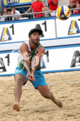 2015 CEV A1 Beachvolleyball Europameisterschaft. Adrian Ignacio CARAMBULA (ITA). Klagenfurt, 2.8.2015
Foto: Kuess
---
pressefotos, pressefotografie, kuess, qs, qspictures, sport, bild, bilder, bilddatenbank