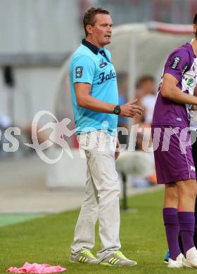 Fussball. Sky go Erste Liga. SK Austria Klagenfurt gegen Floridsdorfer AC.  Trainer Manfred Bender (Austria). KLagenfurt, am 4.8.2015.
Foto: Kuess
---
pressefotos, pressefotografie, kuess, qs, qspictures, sport, bild, bilder, bilddatenbank