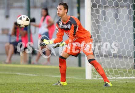 Fussball. Sky go Erste Liga. SK Austria Klagenfurt gegen Floridsdorfer AC.  Tino Casali (FAC). KLagenfurt, am 4.8.2015.
Foto: Kuess
---
pressefotos, pressefotografie, kuess, qs, qspictures, sport, bild, bilder, bilddatenbank