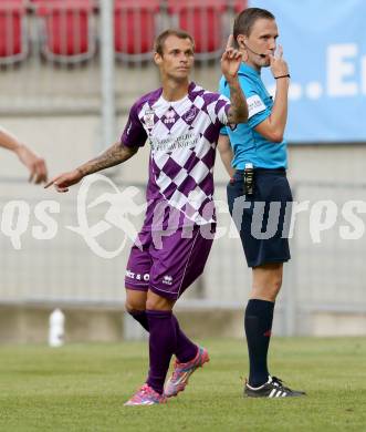 Fussball. Sky go Erste Liga. SK Austria Klagenfurt gegen Floridsdorfer AC.  Rajko Rep (Austria). KLagenfurt, am 4.8.2015.
Foto: Kuess
---
pressefotos, pressefotografie, kuess, qs, qspictures, sport, bild, bilder, bilddatenbank