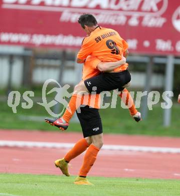 Fussball Unterliga West. VSV gegen Dellach/Drau. Torjubel Amer Jukan (Dellach). Villach Lind, am 1.8.2015.
Foto: Kuess
---
pressefotos, pressefotografie, kuess, qs, qspictures, sport, bild, bilder, bilddatenbank