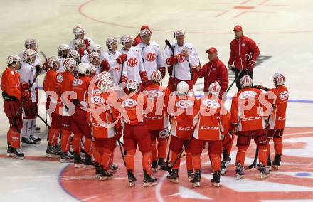 EBEL. Eishockey Bundesliga. Schautraining, Autogrammstunde KAC.  Klagenfurt, am 6.8.2015.
Foto: Kuess
---
pressefotos, pressefotografie, kuess, qs, qspictures, sport, bild, bilder, bilddatenbank