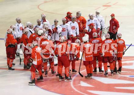 EBEL. Eishockey Bundesliga. Schautraining, Autogrammstunde KAC.  Klagenfurt, am 6.8.2015.
Foto: Kuess
---
pressefotos, pressefotografie, kuess, qs, qspictures, sport, bild, bilder, bilddatenbank