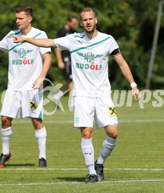 Fussball Kaerntner Liga. ATUS Ferlach gegen VST Voelkermarkt. Mario Presterl (Voelkermarkt). Ferlach, am 9.8.2015.
Foto: Kuess
---
pressefotos, pressefotografie, kuess, qs, qspictures, sport, bild, bilder, bilddatenbank