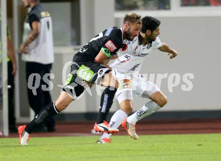 Fussball tipico Bundesliga. RZ Pellets WAC gegen SK Puntigamer Sturm Graz.  Ynclan Pajares Jacobo Maria,  (WAC), Martin Ehrenreich (Sturm). Wolfsberg, am 12.8.2015.
Foto: Kuess
Foto: Kuess

---
pressefotos, pressefotografie, kuess, qs, qspictures, sport, bild, bilder, bilddatenbank