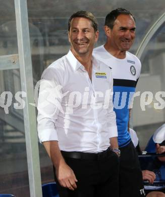 Fussball tipico Bundesliga. RZ Pellets WAC gegen SK Puntigamer Sturm Graz.  Trainer Franco Foda (Sturm). Wolfsberg, am 12.8.2015.
Foto: Kuess
Foto: Kuess

---
pressefotos, pressefotografie, kuess, qs, qspictures, sport, bild, bilder, bilddatenbank