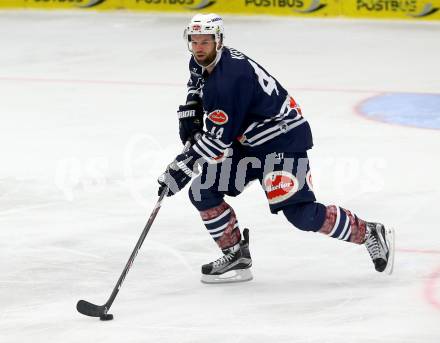 Eishockey Testspiel. VSV gegen Stavagner Oilers. Matt Kelly  (VSV). Villach, am 15.8.2015.
Foto: Kuess
---
pressefotos, pressefotografie, kuess, qs, qspictures, sport, bild, bilder, bilddatenbank