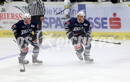 Eishockey Testspiel. VSV gegen Stavagner Oilers. Michael Raffl , Michael Grabner (VSV). Villach, am 15.8.2015.
Foto: Kuess
---
pressefotos, pressefotografie, kuess, qs, qspictures, sport, bild, bilder, bilddatenbank