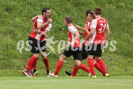 Fussball 1. Klasse C. Steuerberg gegen SGA Sirnitz. Torjubel Herbert Ebner (Sirnitz). Steuerberg, am 8.8.2015.
Foto: Kuess
---
pressefotos, pressefotografie, kuess, qs, qspictures, sport, bild, bilder, bilddatenbank