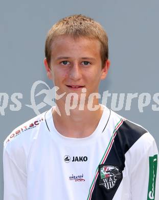 Fussball. RZ Pellets WAC. Akademie U15. Mannschaftsfototermin.  Fabian Tauchhammer. Klagenfurt, 18.8.2015.
Foto: Kuess
---
pressefotos, pressefotografie, kuess, qs, qspictures, sport, bild, bilder, bilddatenbank