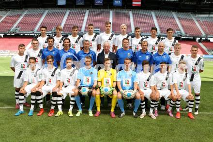 Fussball. RZ Pellets WAC. Akademie U18. Mannschaftsfototermin. Klagenfurt, 18.8.2015.
Foto: Kuess
---
pressefotos, pressefotografie, kuess, qs, qspictures, sport, bild, bilder, bilddatenbank