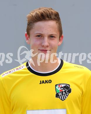 Fussball. RZ Pellets WAC. Akademie U18. Mannschaftsfototermin.  Christopher Altmann. Klagenfurt, 18.8.2015.
Foto: Kuess
---
pressefotos, pressefotografie, kuess, qs, qspictures, sport, bild, bilder, bilddatenbank