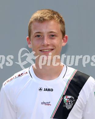 Fussball. RZ Pellets WAC. Akademie U15. Mannschaftsfototermin.  Martin  Lamzari. Klagenfurt, 18.8.2015.
Foto: Kuess
---
pressefotos, pressefotografie, kuess, qs, qspictures, sport, bild, bilder, bilddatenbank