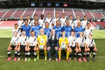 Fussball. RZ Pellets WAC. Akademie U15. Mannschaftsfototermin. Klagenfurt, 18.8.2015.
Foto: Kuess
---
pressefotos, pressefotografie, kuess, qs, qspictures, sport, bild, bilder, bilddatenbank