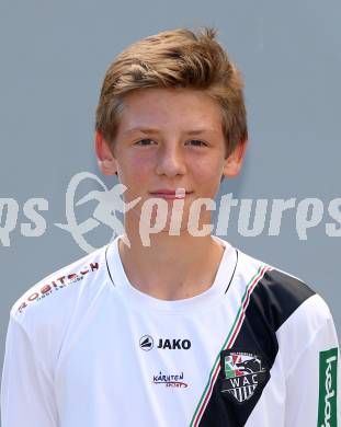 Fussball. RZ Pellets WAC. Akademie U15. Mannschaftsfototermin.  Josip Jelic. Klagenfurt, 18.8.2015.
Foto: Kuess
---
pressefotos, pressefotografie, kuess, qs, qspictures, sport, bild, bilder, bilddatenbank