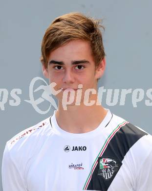 Fussball. RZ Pellets WAC. Akademie U18. Mannschaftsfototermin.  Moritz Leitner. Klagenfurt, 18.8.2015.
Foto: Kuess
---
pressefotos, pressefotografie, kuess, qs, qspictures, sport, bild, bilder, bilddatenbank