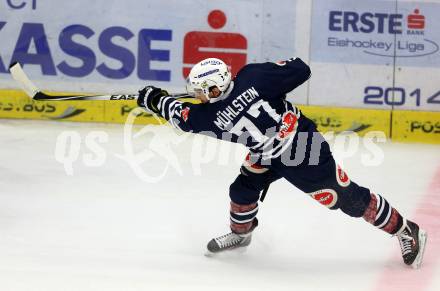 Eishockey Testspiel. EC VSV gegen Olimpija Ljubljana. Florian Muehlstein (VSV). Villach, am 27.8.2015.
Foto: Kuess
---
pressefotos, pressefotografie, kuess, qs, qspictures, sport, bild, bilder, bilddatenbank