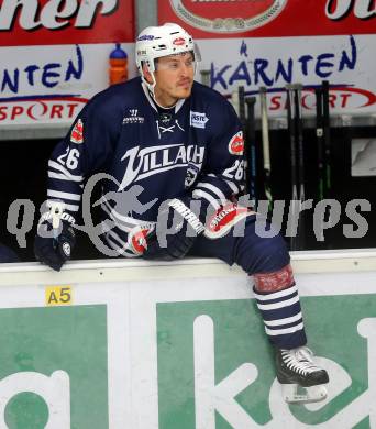 Eishockey Testspiel. EC VSV gegen Olimpija Ljubljana. Andy Canzanello (VSV). Villach, am 27.8.2015.
Foto: Kuess
---
pressefotos, pressefotografie, kuess, qs, qspictures, sport, bild, bilder, bilddatenbank