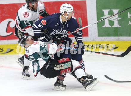 Eishockey Testspiel. EC VSV gegen Star Bulls Rosenheim. Rick Schofield(VSV), David Vallorani (Rosenheim). Villach, am 23.8.2015.
Foto: Kuess
---
pressefotos, pressefotografie, kuess, qs, qspictures, sport, bild, bilder, bilddatenbank