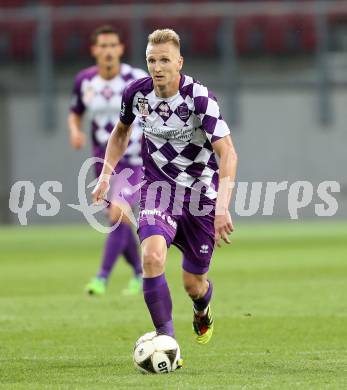 Fussball Sky go Erste Liga. SK Austria Klagenfurt gegen KSV 1919.  Matthias Koch (Klagenfurt). Klagenfurt, am 28.8.2015.
Foto: Kuess
---
pressefotos, pressefotografie, kuess, qs, qspictures, sport, bild, bilder, bilddatenbank