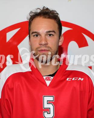 Eishockey. KAC. Mannschaftsfototermin.  Jason DeSantis. Klagenfurt, 25.8.2015.
Foto: Kuess
---
pressefotos, pressefotografie, kuess, qs, qspictures, sport, bild, bilder, bilddatenbank