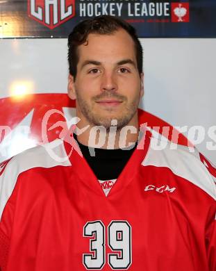 Eishockey. KAC. Mannschaftsfototermin.   Jean-FranÃ§ois Jacques. Klagenfurt, 25.8.2015.
Foto: Kuess
---
pressefotos, pressefotografie, kuess, qs, qspictures, sport, bild, bilder, bilddatenbank