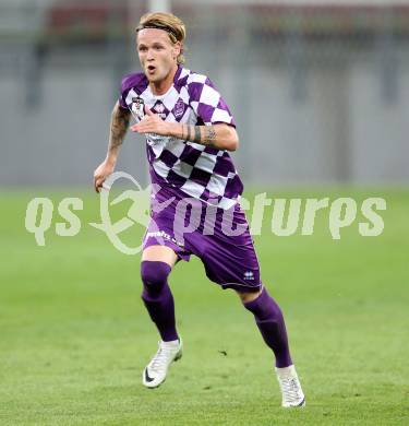 Fussball Sky go Erste Liga. SK Austria Klagenfurt gegen KSV 1919.  Dominic Puercher (Klagenfurt). Klagenfurt, am 28.8.2015.
Foto: Kuess
---
pressefotos, pressefotografie, kuess, qs, qspictures, sport, bild, bilder, bilddatenbank