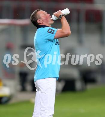 Fussball Sky go Erste Liga. SK Austria Klagenfurt gegen KSV 1919.  Trainer Manfred Bender (Klagenfurt). Klagenfurt, am 28.8.2015.
Foto: Kuess
---
pressefotos, pressefotografie, kuess, qs, qspictures, sport, bild, bilder, bilddatenbank