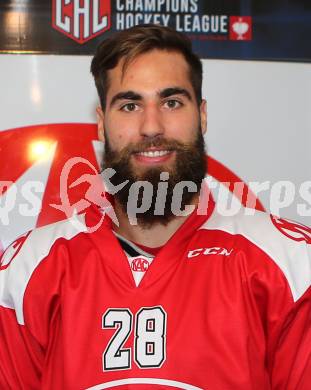 Eishockey. KAC. Mannschaftsfototermin.   Martin Schumnig. Klagenfurt, 25.8.2015.
Foto: Kuess
---
pressefotos, pressefotografie, kuess, qs, qspictures, sport, bild, bilder, bilddatenbank