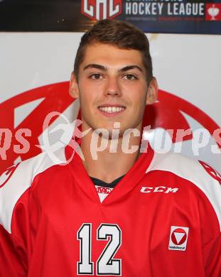 Eishockey. KAC. Mannschaftsfototermin.  Thomas Vallant. Klagenfurt, 25.8.2015.
Foto: Kuess
---
pressefotos, pressefotografie, kuess, qs, qspictures, sport, bild, bilder, bilddatenbank