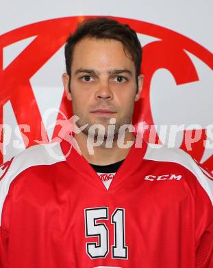 Eishockey. KAC. Mannschaftsfototermin.  Kevin Kapstad. Klagenfurt, 25.8.2015.
Foto: Kuess
---
pressefotos, pressefotografie, kuess, qs, qspictures, sport, bild, bilder, bilddatenbank