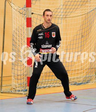 Handball Bundesliga. SC Ferlach. Domen Oslovnik (SCF). Ferlach, am 28.8.2015.
Foto: Kuess 
---
pressefotos, pressefotografie, kuess, qs, qspictures, sport, bild, bilder, bilddatenbank