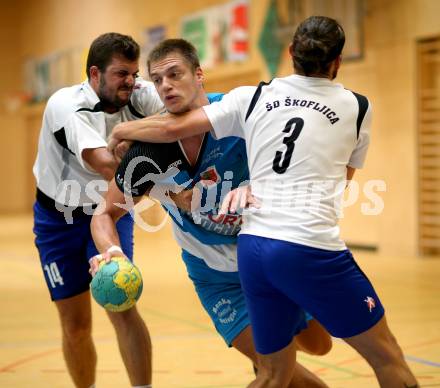 Handball Bundesliga. SC Ferlach. Grojzdek Zan (SCF). Ferlach, am 28.8.2015.
Foto: Kuess 
---
pressefotos, pressefotografie, kuess, qs, qspictures, sport, bild, bilder, bilddatenbank