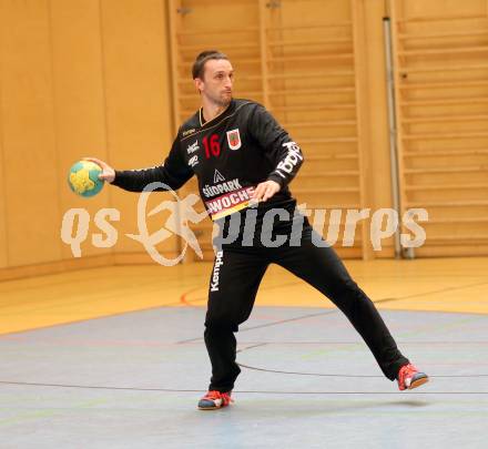 Handball Bundesliga. SC Ferlach. Domen Oslovnik (SCF). Ferlach, am 28.8.2015.
Foto: Kuess 
---
pressefotos, pressefotografie, kuess, qs, qspictures, sport, bild, bilder, bilddatenbank