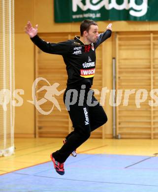 Handball Bundesliga. SC Ferlach. Domen Oslovnik (SCF). Ferlach, am 28.8.2015.
Foto: Kuess 
---
pressefotos, pressefotografie, kuess, qs, qspictures, sport, bild, bilder, bilddatenbank