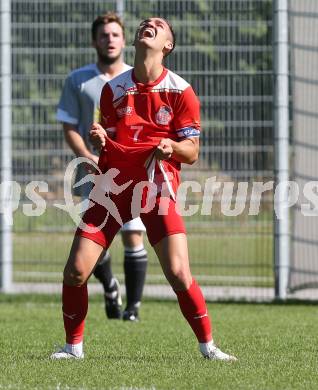 Fussball Unterliga Ost. KAC 1909 gegen Woelfnitz.  Toni Krijan (KAC). Klagenfurt, am 29.8.2015.
Foto: Kuess
---
pressefotos, pressefotografie, kuess, qs, qspictures, sport, bild, bilder, bilddatenbank