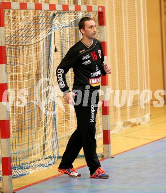 Handball Bundesliga. SC Ferlach. Domen Oslovnik,  (SCF). Ferlach, am 28.8.2015.
Foto: Kuess 
---
pressefotos, pressefotografie, kuess, qs, qspictures, sport, bild, bilder, bilddatenbank