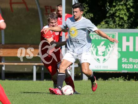 Fussball Unterliga Ost. KAC 1909 gegen Woelfnitz. Walter Auer (KAC), Michael Schneider (Woelfnitz). Klagenfurt, am 29.8.2015.
Foto: Kuess
---
pressefotos, pressefotografie, kuess, qs, qspictures, sport, bild, bilder, bilddatenbank