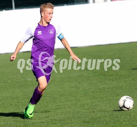 Fussball. Unterliga Ost. Austria Klagenfurt Amateure gegen SG FC Poggersdorf. Florian Jaritz  (Austria Klagenfurt). Klagenfurt, 29.8.2015.
Foto: Kuess 
---
pressefotos, pressefotografie, kuess, qs, qspictures, sport, bild, bilder, bilddatenbank