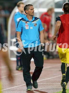 Fussball tipico Bundesliga. RZ Pellets WAC gegen Cashpoint SCR Altach. Trainer Dietmar Kuehbauer (WAC). Wolfsberg, am 30.8.2015.
Foto: Kuess
---
pressefotos, pressefotografie, kuess, qs, qspictures, sport, bild, bilder, bilddatenbank