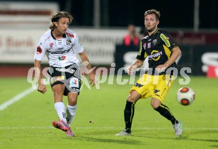 Fussball tipico Bundesliga. RZ Pellets WAC gegen Cashpoint SCR Altach. Philip Hellquist (WAC). Wolfsberg, am 30.8.2015.
Foto: Kuess
---
pressefotos, pressefotografie, kuess, qs, qspictures, sport, bild, bilder, bilddatenbank