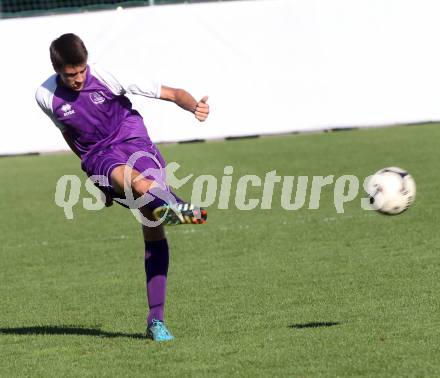 Fussball. Unterliga Ost. Austria Klagenfurt Amateure gegen SG FC Poggersdorf. Ambrozije Soldo (Austria Klagenfurt). Klagenfurt, 29.8.2015.
Foto: Kuess 
---
pressefotos, pressefotografie, kuess, qs, qspictures, sport, bild, bilder, bilddatenbank